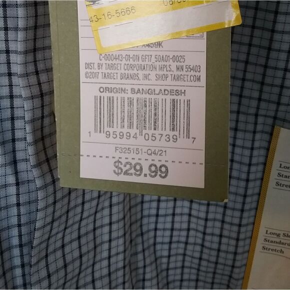 Goodfellow & Co Long Sleeve Button Down Shirt Men's Size Medium NWT - Picture 5 of 9